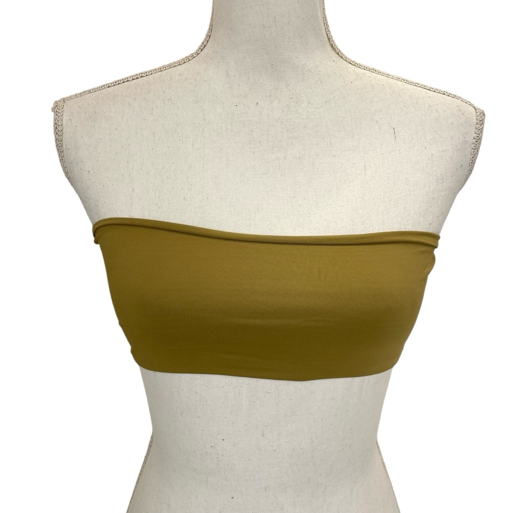 Toast Swim Bandeau Top Large Tan